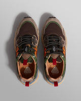 Flower Mountain YAMANO 3 - Dark Grey And Anthracite Suede And Nylon Trainers