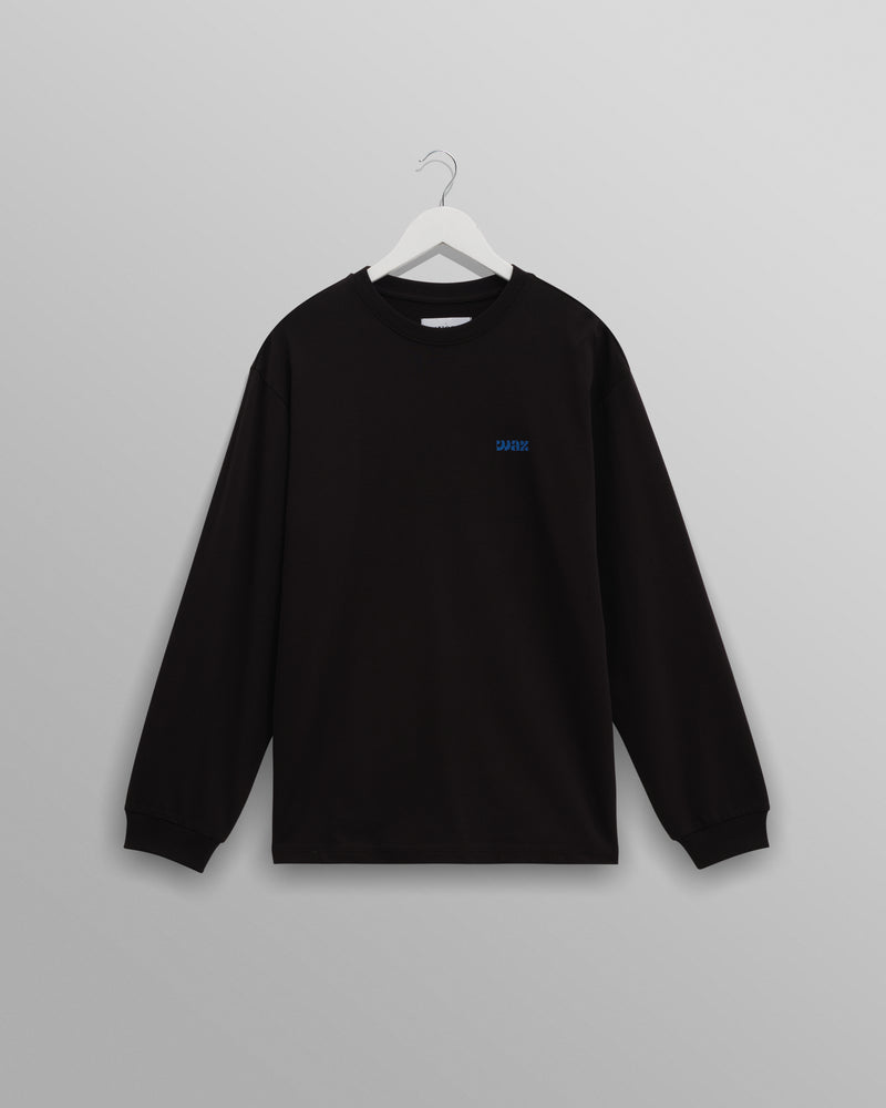 Hayden - Black And Blue 90s Doodle Graphic Cotton T-Shirt