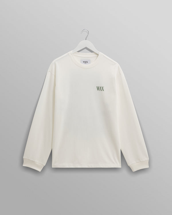 Hayden - White And Green Botanical Graphic Cotton T-Shirt