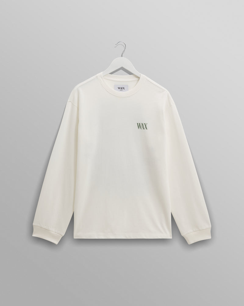 Hayden - White And Green Botanical Graphic Cotton T-Shirt