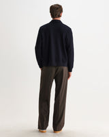 Hays - Navy Structured Waffle Overshirt