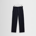 Hyde - Navy Organic Cotton Twill Straight Fit Trousers