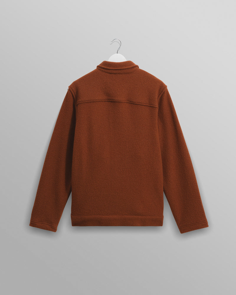 Iggy - Rust Knitted Wool Jacket