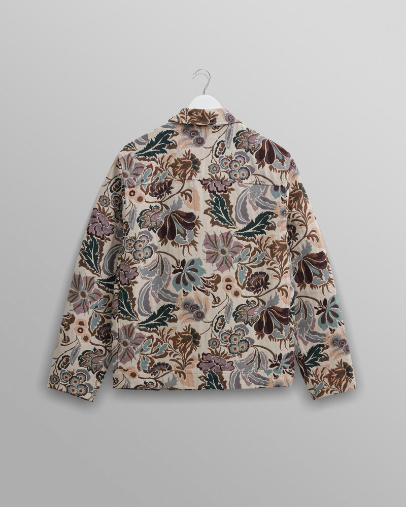 Iggy Jacket Ecru/Multi Botanical Jacquard