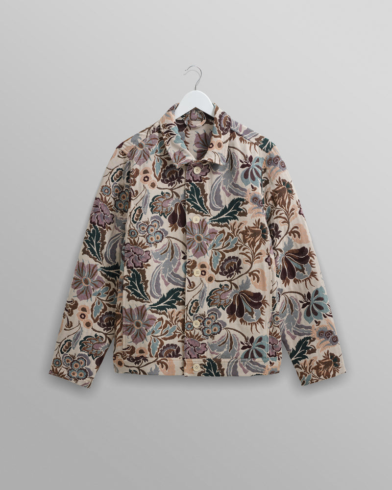 Iggy Jacket Ecru/Multi Botanical Jacquard