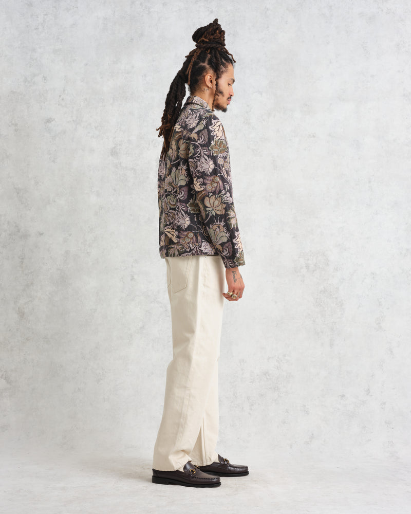 Iggy Jacket Brown/Multi Botanical Jacquard