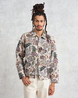 Iggy Jacket Ecru/Multi Botanical Jacquard