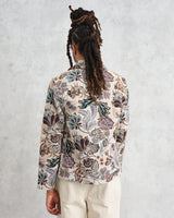 Iggy Jacket Ecru/Multi Botanical Jacquard