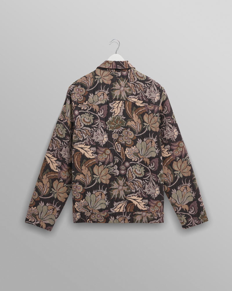 Iggy Jacket Brown/Multi Botanical Jacquard