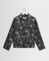 Iggy - Navy And Ecru Tile Jacquard Jacket