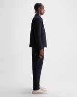 IGGY JACKET TONAL JACQUARD NAVY/BLACK