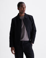 IGGY JACKET TONAL JACQUARD NAVY/BLACK