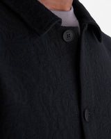 IGGY JACKET TONAL JACQUARD NAVY/BLACK