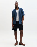 Ivy - Washed Blue Cotton Knitted Shirt