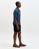 Ivy - Washed Blue Cotton Knitted Shirt