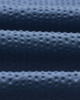 Keats - Blue Cotton Seersucker Short-Sleeve Shirt
