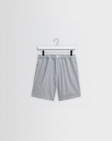 Kurt - Light Blue Herringbone Cotton Shorts