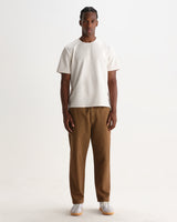 KURT TROUSER - L28 ORGANIC CTTN TWILL DARK TAN