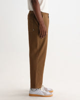 KURT TROUSER - L28 ORGANIC CTTN TWILL DARK TAN