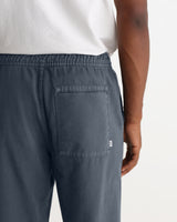 Kurt - Petrol Blue Organic Cotton Trousers