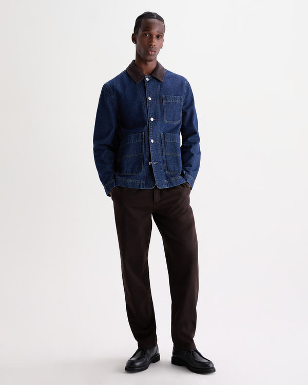 Kurt - Dark Brown Organic Cotton Trousers