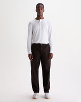 Kurt - Dark Brown Organic Cotton Trousers