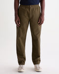 KURT TROUSER - L28 ORGANIC CTTN TWILL DARK KHAKI