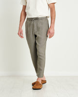 Kurt Trousers Light Khaki Linen