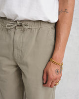 Kurt Trousers Light Khaki Twill Longer Leg