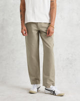 Kurt Trousers Light Khaki Twill Longer Leg