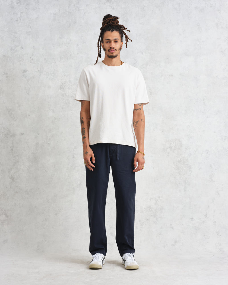 Kurt Trousers Navy Twill Longer Leg