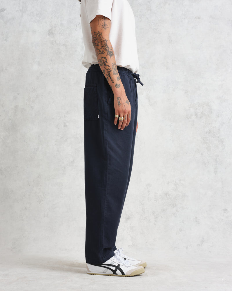 Kurt Trousers Navy Twill Longer Leg