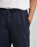 Kurt Trousers Navy Twill Longer Leg