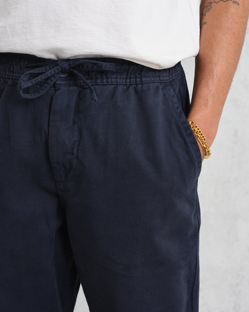 Kurt Trousers Navy Twill Longer Leg