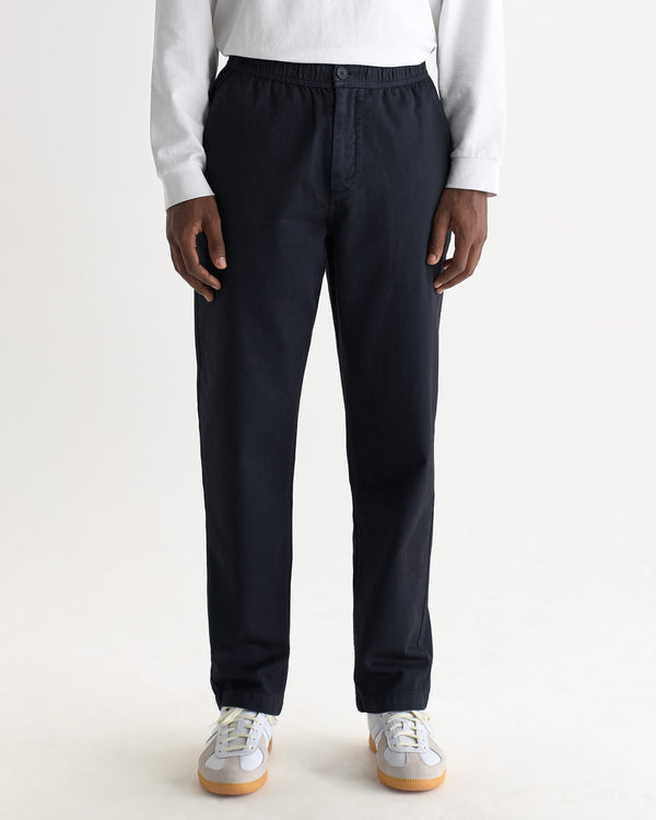 Kurt - Navy Organic Cotton Trousers