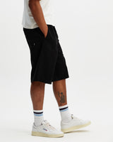Kyle - Black Organic Cotton Twill Shorts
