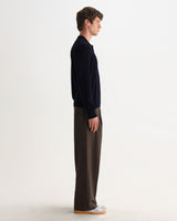 LAWRIE L/S POLO SOFT MERINO WOOL NAVY