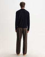 LAWRIE L/S POLO SOFT MERINO WOOL NAVY