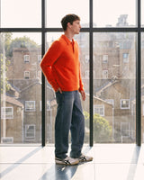 Ashford - Orange Fluffy Wool Polo