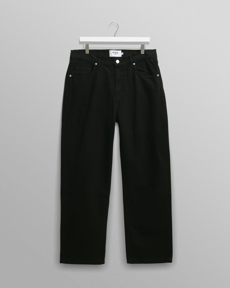 Men's Autumn Minimal Style - Carpenter Denim Jeans and All Black