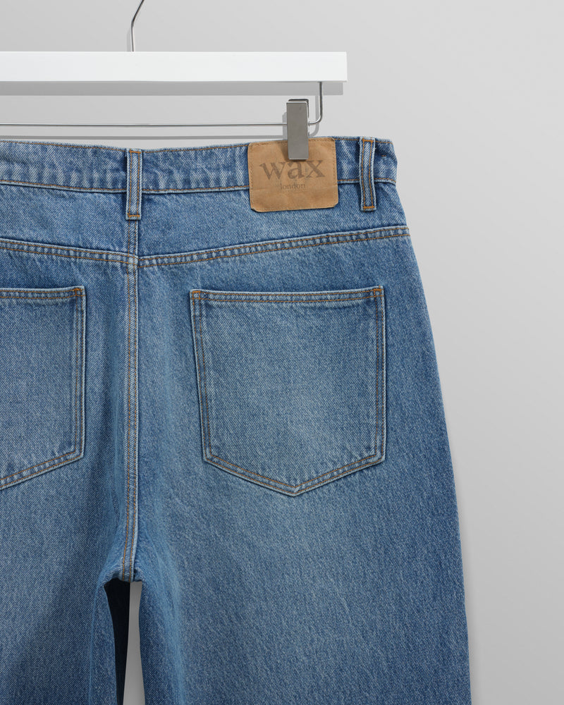 Felix - Vintage Antique Blue Loose Fit Denim Jeans