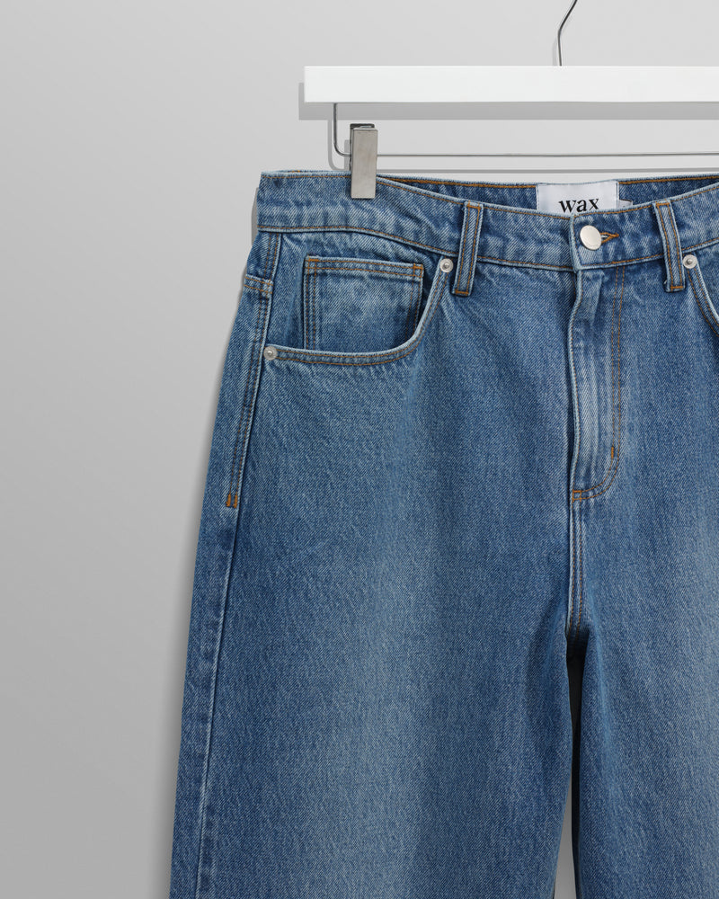 Felix - Vintage Antique Blue Loose Fit Denim Jeans