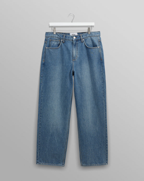 Felix - Vintage Antique Blue Loose Fit Denim Jeans