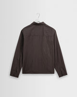 Lytton - Charcoal Crinkle Nylon Overshirt