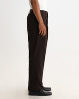 MALHAM TROUSER FLANNEL STRIPE BROWN