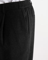 MALHAM TROUSER WOOL BLEND DARK GREY