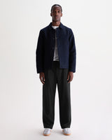 MALHAM TROUSER WOOL BLEND DARK GREY