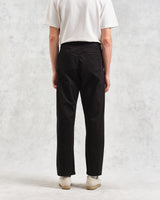 Marwood Trousers Black Cotton Twill