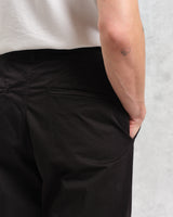 Marwood Trousers Black Cotton Twill