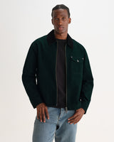 MASON JACKET CANVAS DARK GREEN